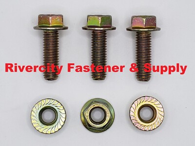(500) M8-1.25 x 25 / 8mm x 25mm Hex Flange Bolts Grade 10.9 DIN 6921 & Nuts