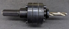 M.K.  Morse Hole Saw Arbor M44K 1/4" Pilot Drill  Fits 9/16" - 6" USA