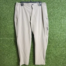 Mark Weldon Pants Mens Large Tan Casual Commuter Chino