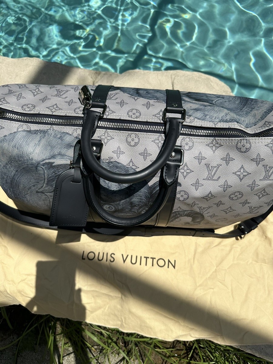 Louis Vuitton Keepall Bandouliere 45 Chapman Brother Elephant