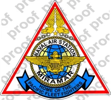 STICKER USN NAS MIRAMAR