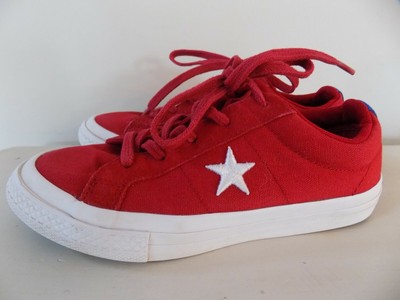 red converse ebay