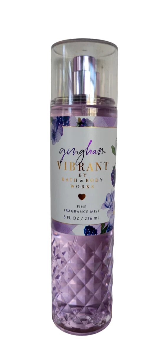 NEW BATH & BODY WORKS Gingham Vibrant Fine Fragrance Mist 8 OZ