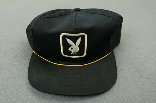 Vintage Playboy Mesh Trucker Hat Snapback Size (7 to 7-5/8)