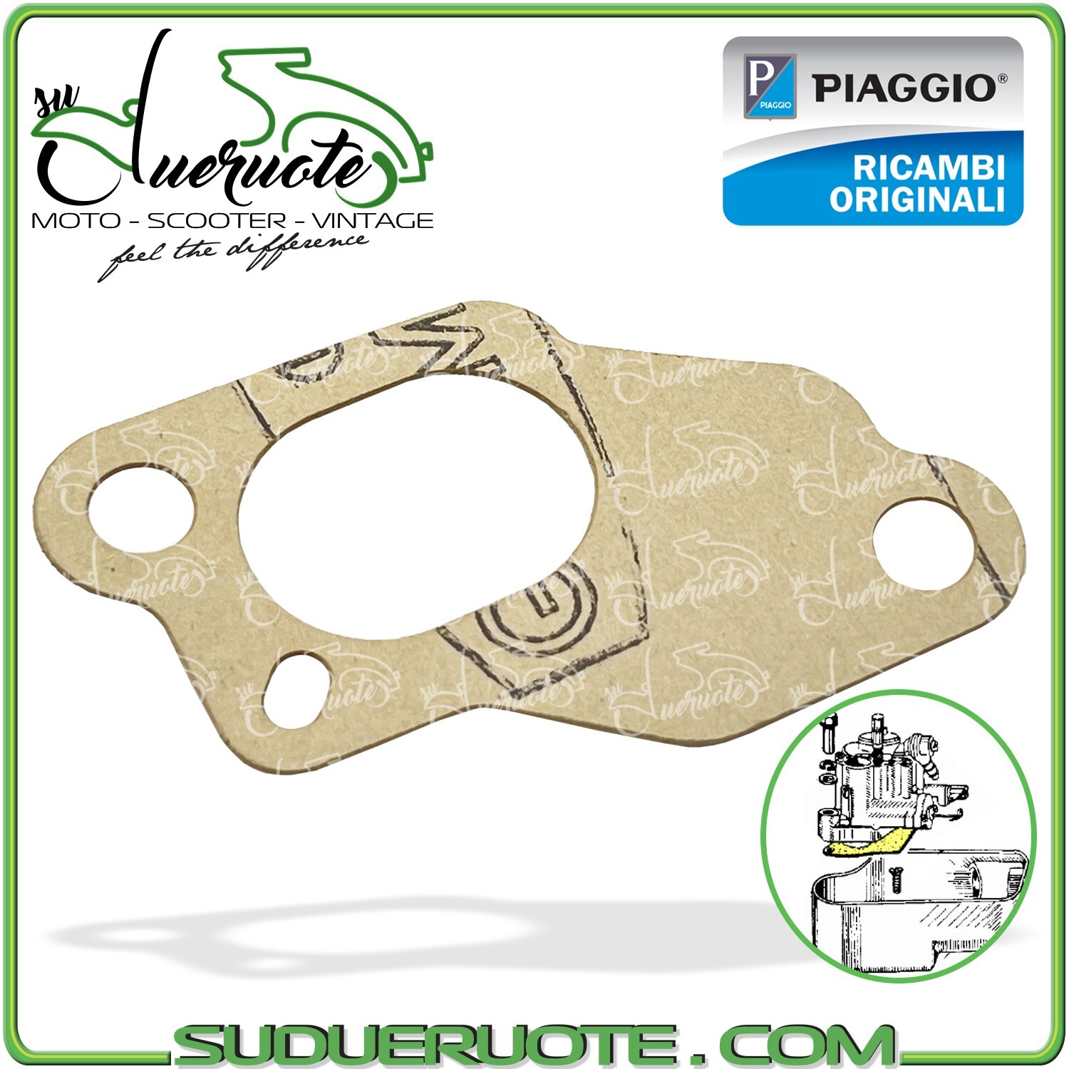 GUARNIZIONE VASCHETTA CARBURATORE - Scooter Vintage - Foto 8