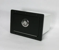 Marine Glovebox Black Starboard Boat Glove Box Storage 11" x 7.5"