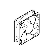 Ventilateur 12V noir