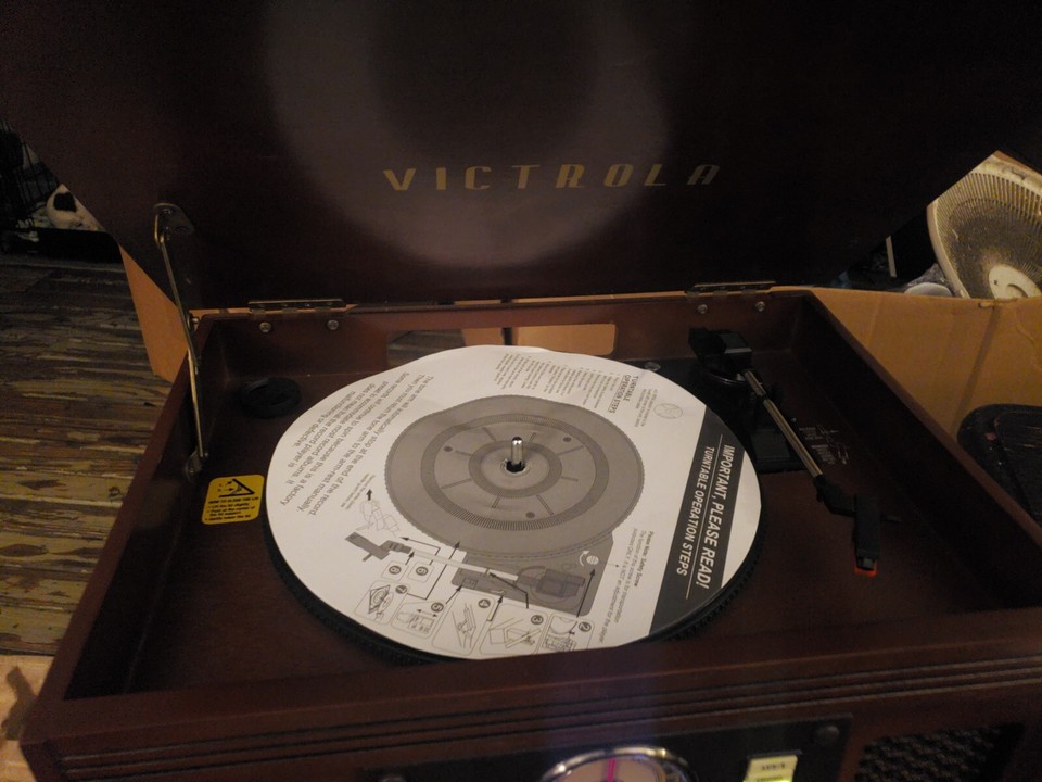 The Victrola Aviator Signature 8-in-1 Bluetooth Record Player for Sale