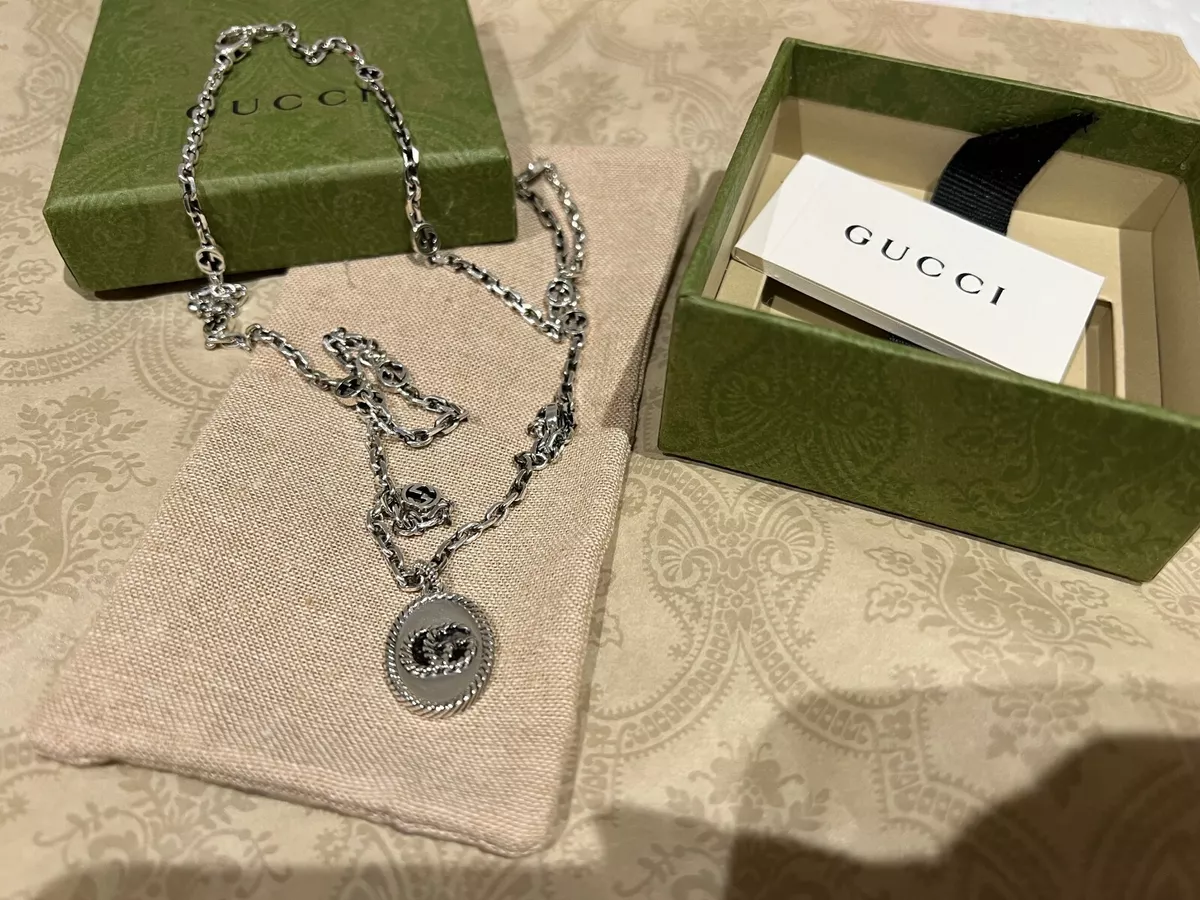 Double g gucci sales necklace