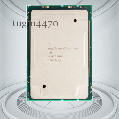 Intel Xeon Platinum 8158 3.00GHz 12-Core 24.75MB 150W LGA-3647 CPU Processor