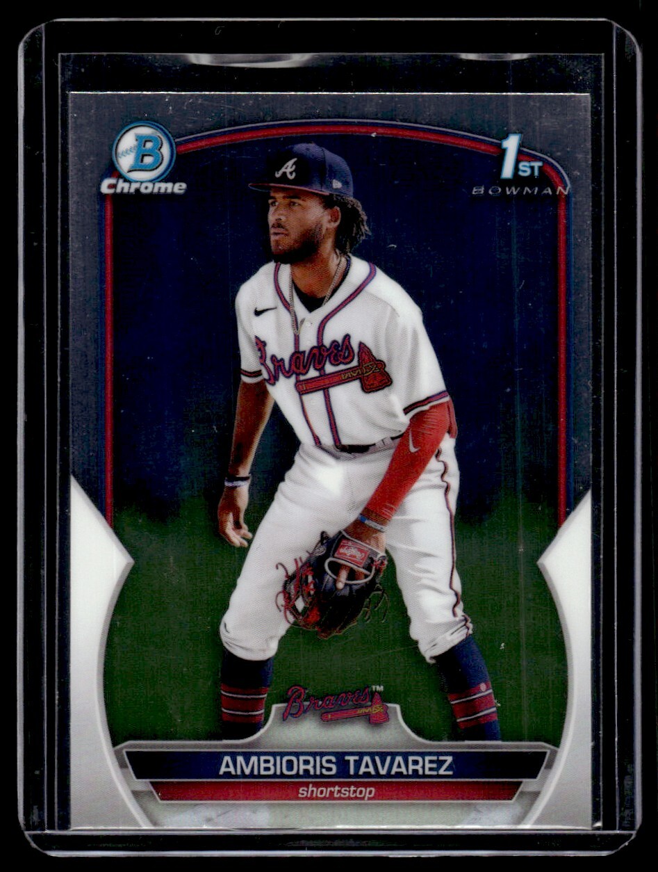 2023 Bowman Chrome Prospects Ambioris Tavarez Atlanta Braves #BCP-33