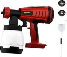 Cordless Paint Sprayer, Upgraded HVLP Brushless Spray Gun Compatible with