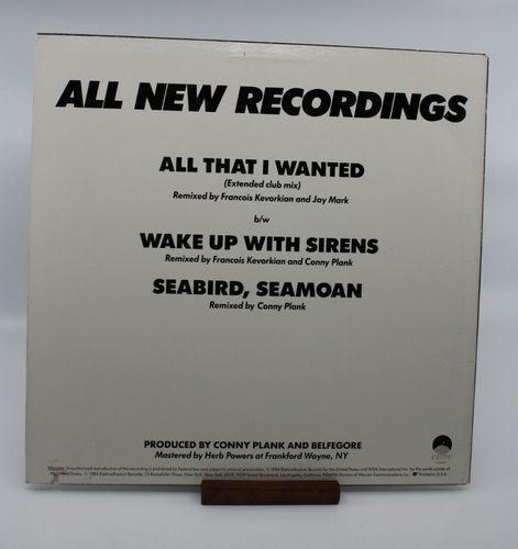 Belfegore All That I Wanted 12" Vinyl Remixes EP 1984 Elektra Records - Picture 2 of 12