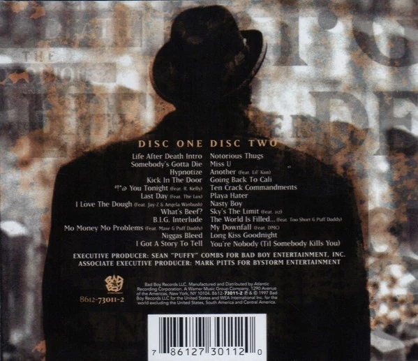 Notorious B.I.G. ‎- Life After Death 2 x CD - BIG Biggie Smalls - NEW Hypnotize - Image 2 of 2