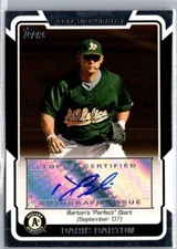 2008 Topps Highlights Auto Daric Barton #HA-DB Rookie Auto RC