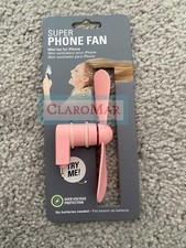 NEW Kikkerland Super Phone Fan for iPhone 5 6 7 8 10 11 No Batteries Needed