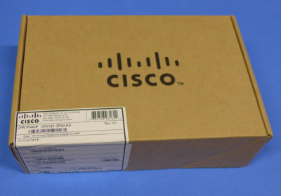 New Cisco ATA 191 Multiplatform Analog Telephone Adapter ATA191-3PW-K9