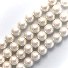 MAGNETIC HEMATITE STONE JEWELRY BEADS PEARLIZED WHITE 5MM ROUND BEAD STRANDS P1B