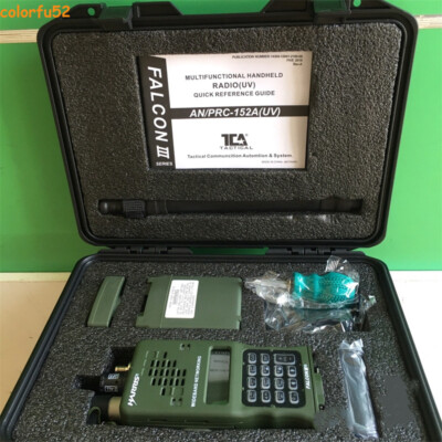 TCA PRC 152A UHF VHF Standard Radio 15W Military Handheld Aluminum