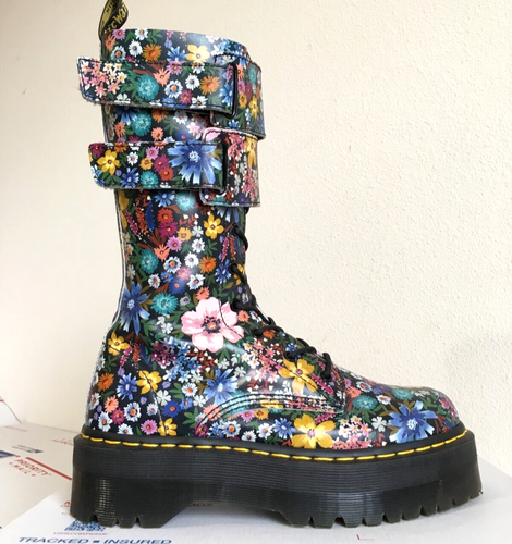 Dr. Martens Jagger Wanderlust US 9 floral boots platform jadon aggy britain  1b60 | eBay