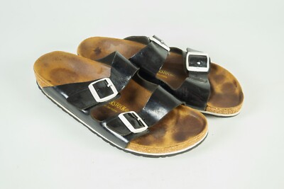 Birkenstock Arizona Black Sandals Shoes Size 43 US 10 280 CM  display picture 3