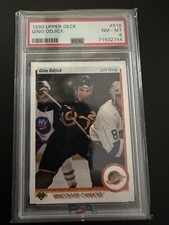 1990 Upper Deck Gino Odjick #518 Rookie RC PSA 8