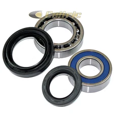 Rear Wheel Ball Bearings Seals Kit for Yamaha Kodiak 400 YFM400 2WD 4WD 2003 04