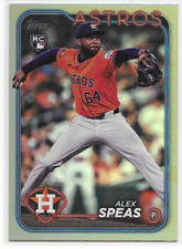 2024 Topps Update Platinum #US222 Alex Speas RC Houston Astros SSP 1/1