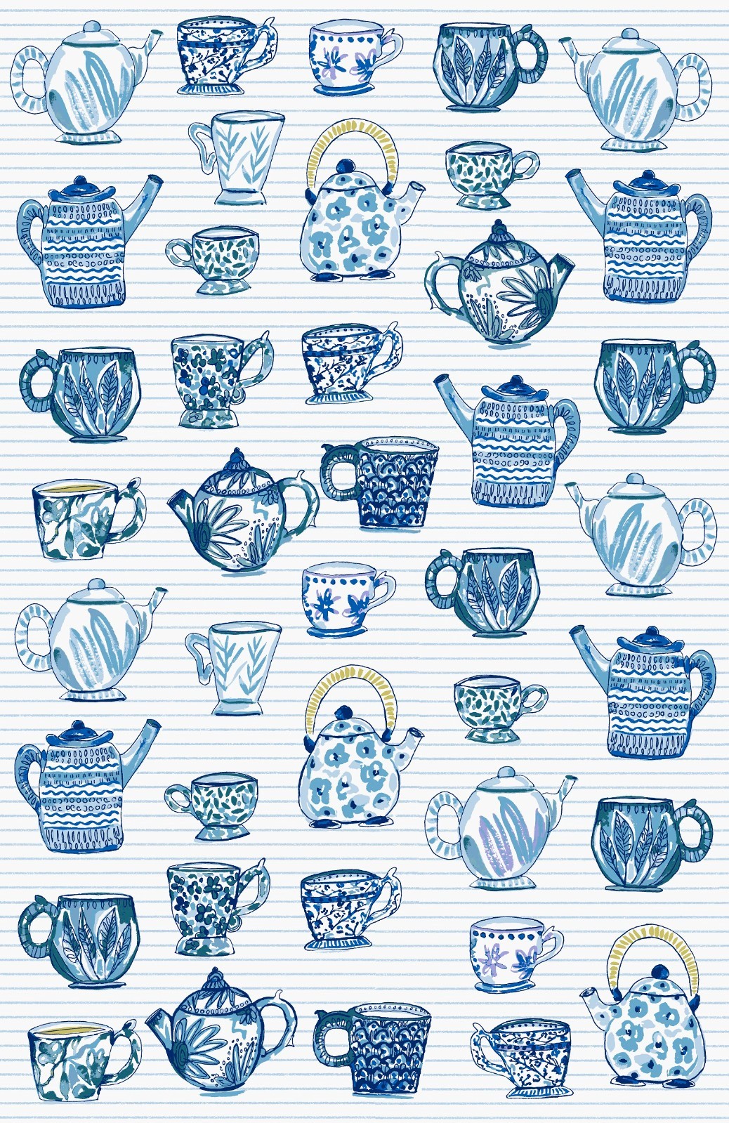 Ulster Weavers Blue - Stand Alone Tea Towel - Tea Towel - Cotton - One Size In - Image 4
