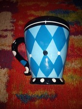 Alexandra & Company ZTA Zeta Tau Alpha Mug Sorority Coffee Mug Harlequin Patter