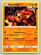 Buzzwole Rare SM - Forbidden Light 77/131 LP Pokemon TCG