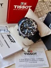 Tissot Seastar 1000 T-Sport Steel Men's Chronograph Total Black Dial Diver 300m 14