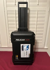 2020 Pelican 1610 Air Rolling Hard Case #1485-315-000 No Foam- Black 22"x 14"x9"