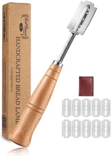 SAINT GERMAIN Premium Hand Crafted Bread Lame for Dough Scoring Knife, Tool Sour
