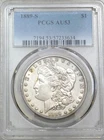 1889-S Morgan Silver Dollar PCGS AU53 Bright Luster Just Graded New Holder #K339
