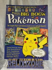 Pojo’s Unofficial Big Book of Pokémon (1999) Vintage Collector’s Guide – Rare