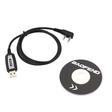 USB Programming Cable PL2303 Kenwood 2-Pin Baofeng UV-5R Quansheng UV-K5 CHIRP