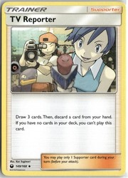 TV Reporter 149/168 Uncommon Celestial Storm Pokemon TCG