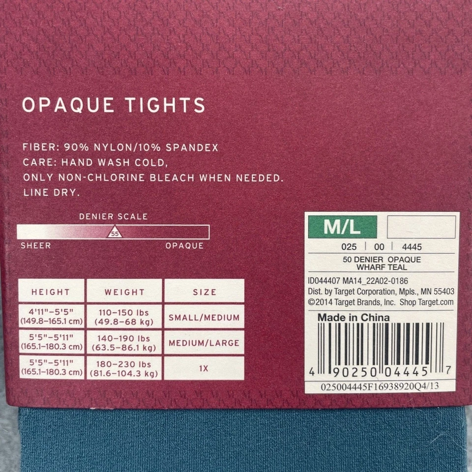 Medias opacas Merona nuevas con etiquetas ~ M/L ~ 3 pares ~ rosa ahumado ~ muelle verde azulado ~ guiño ciruela Foto 4 de 4
