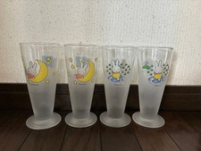 Miffy Glass Cups Set of 4, Character Design, Clear Glass, Unused
