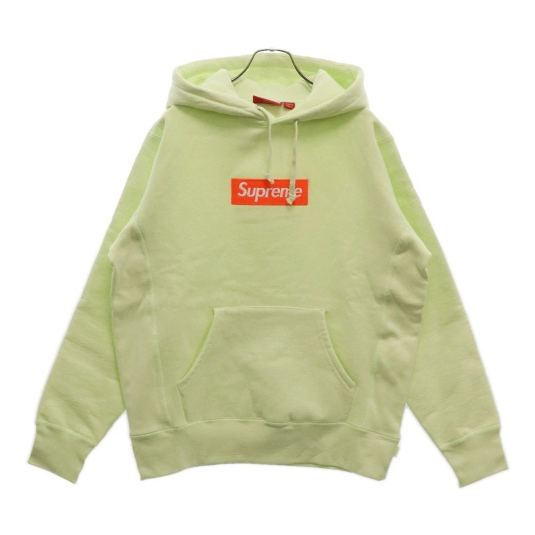 Sweat à capuche vert logo boîte SUPREME 17AW occasion 317757c6625abd655bca45
