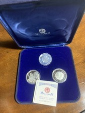 Medaglie argento 800 Millennium Giubileo 2000 certificati da collezione vintage