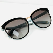 Tiffany CO. 1837 Sunglasses Havana Blue Cat Eye Brown Lens TF4146 81343B