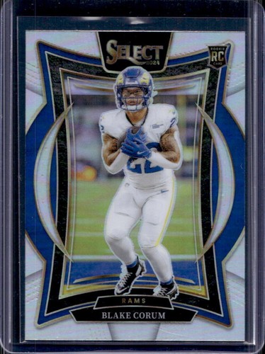 2024 Panini Select Blake Corum Concourse RC Silver Prizm Rookie #9 Rams