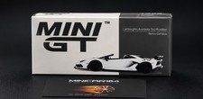 Mini GT 1/64 Lamborghini Aventador SVJ Roadster Bianco Canopus White #224 RARE