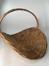 Vintage Large French Wicker Flowers Herbs Gathering Basket 19 Rustic Farmhouse