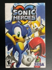 Sonic Heroes PS2 PlayStation 2 Instruction Manual Only