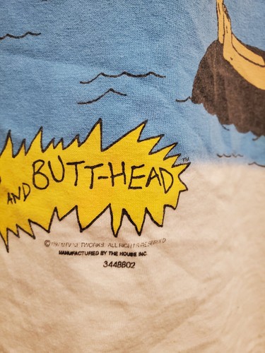 Vintage 1997 Beavis And Butthead Pool Nachos Shirt Size XL - Picture 3 of 7