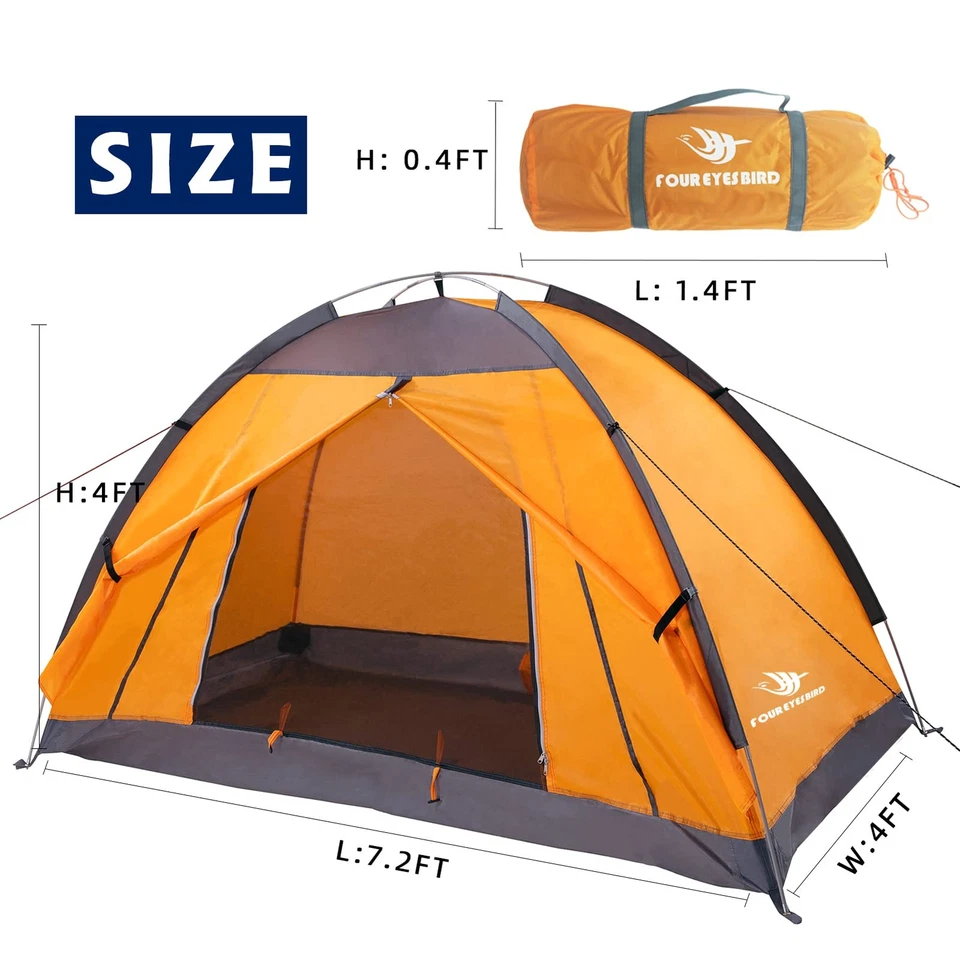 超轻防水背包帐篷户外野营 — 第 2/4 张图片