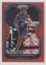 2021 Panini Prizm WNBA Ruby Wave Prizm Crystal Dangerfield #41 10uo